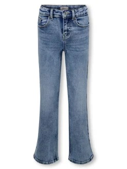 ONLY KIDS Jean bleu clair coupe droite réglable à la taille