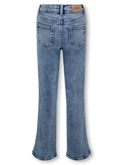 ONLY KIDS Jean bleu clair coupe droite réglable à la taille