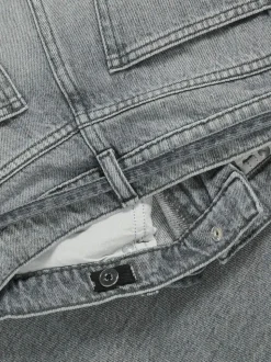 ONLY KIDS Jean droit gris Gianna Ceinturée