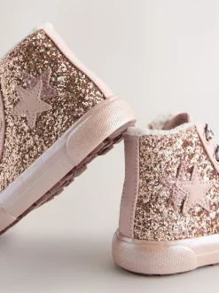 Or - Baskets hautes étoiles