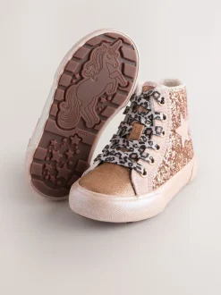 Or - Baskets hautes étoiles