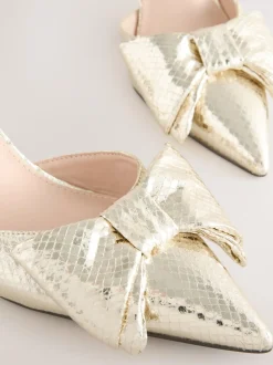 Or - Chaussures à talons Forever Comfort® à bout pointu et bride arrière