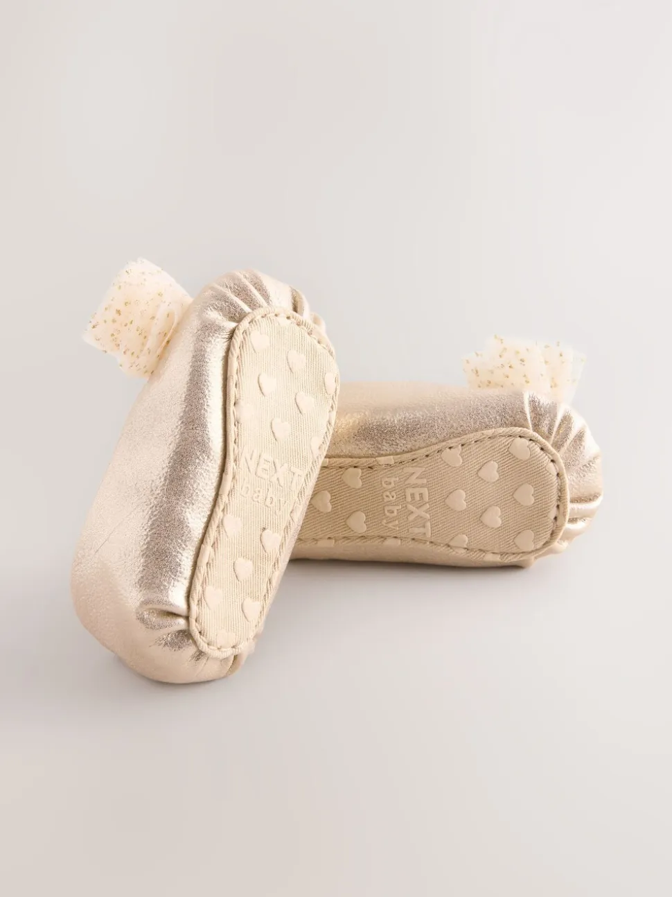 Or - Chaussures d’occasion à nœud bébé (0-18mois)