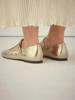 Or - Chaussures Forever Comfort® Mary Jane en cuir