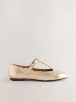 Or - Chaussures Forever Comfort® Mary Jane en cuir