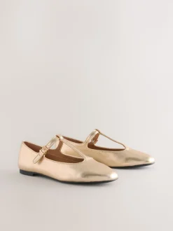 Or - Chaussures Forever Comfort® Mary Jane en cuir