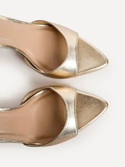 Or - Linzi Chaussures à talons aiguilles à bout pointu