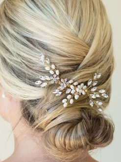 Or - Peigne Ivory & Co Pearl Shimmer Crystal