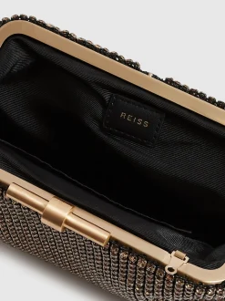 Or - Pochette à ornements Reiss Adaline