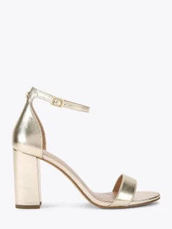 Or - Sandales Carvela Capo à talon carré