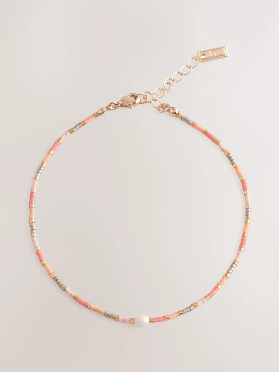 Orange - Bracelet de cheville en perle
