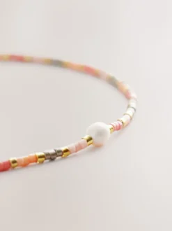 Orange - Bracelet de cheville en perle