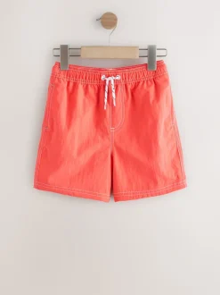 Orange - Short de bain à coutures contrastées (3-16ans)