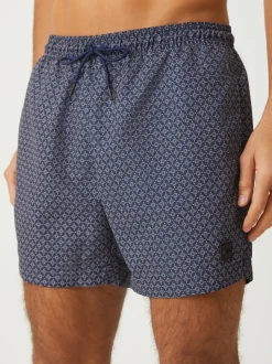 Orange - T-shirt de bain BOSS Vibe imprimé