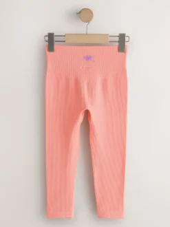 Orange corail - Taille haute Leggings (3-16ans)