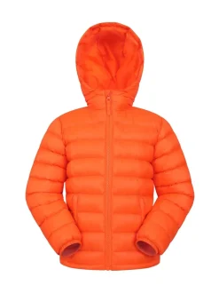 Orange foncé - Veste matelassée imperméable Mountain Warehouse Seasons II enfant