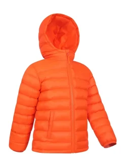 Orange foncé - Veste matelassée imperméable Mountain Warehouse Seasons II enfant