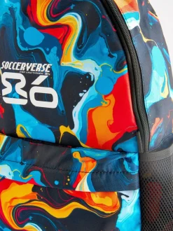 Orange Glitch imprimé - Sac à dos imprimé