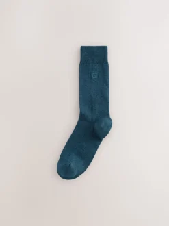 Orange/vert/bleu - Lot de 8 - Chaussettes fraîches brodées durables