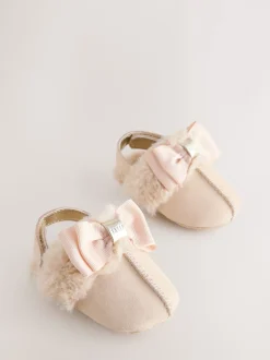 os - Baker by Ted Baker Mules Padders bordées de fausse fourrure bébé fille