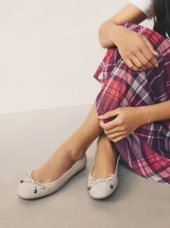 os - Ballerines en cuir à bout rond