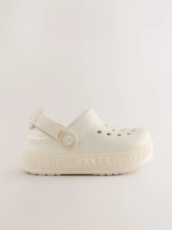 os - Chaussons sabots Baker by Ted Baker Filles doublés Borg