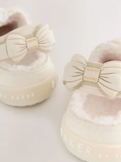 os - Chaussons sabots Baker by Ted Baker Filles doublés Borg