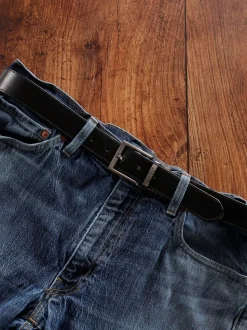 OSPREY LONDON The Crawford 3.5cm Ceinture en cuir réversible