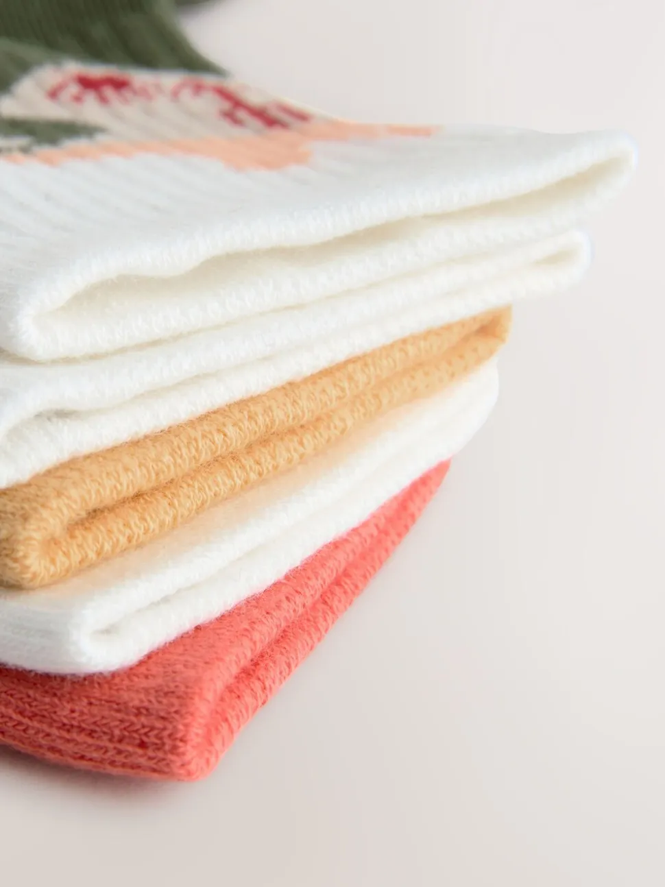 Ouest neutre - Cushioned Semelle intérieure Cotton Rich Ribbed Tipped Chaussettes 5 Lot