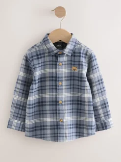 Ours bleu - Chemise Personnage Manches longues (3mois-7ans)