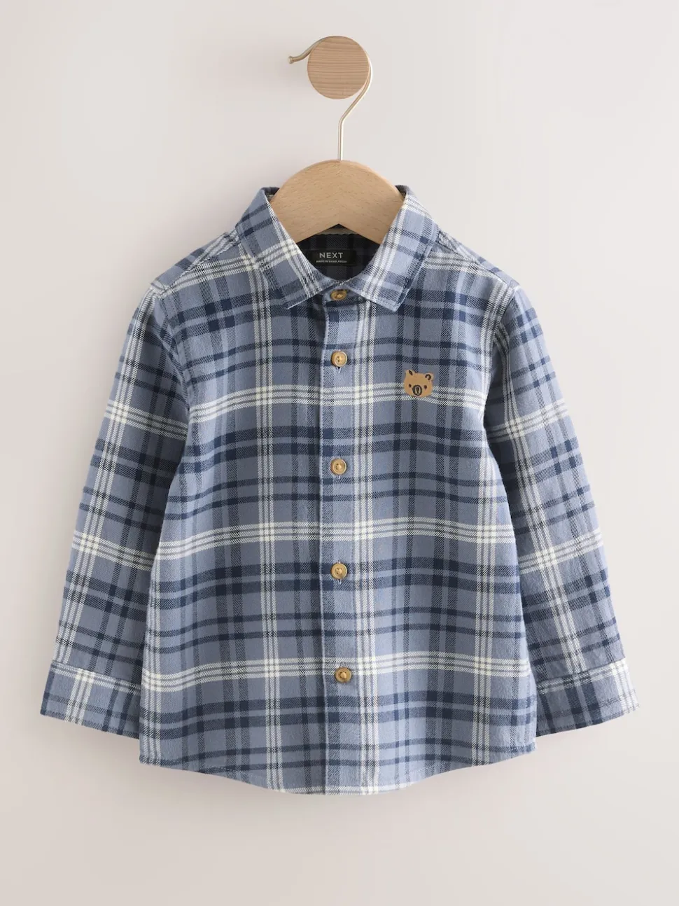 Ours bleu - Chemise Personnage Manches longues (3mois-7ans)