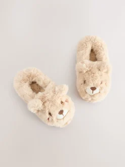 Ours brun neutre - Slippers de caractère