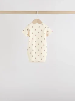 ours marron - Bodys pour bébés Manches courtes 5 Pack