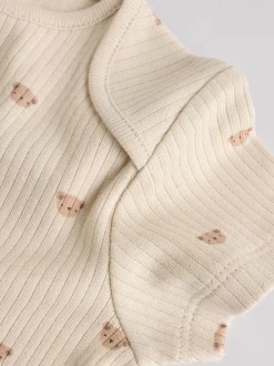 ours marron - Bodys pour bébés Manches courtes 5 Pack