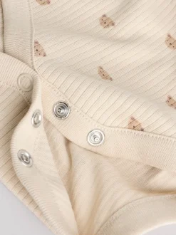 ours marron - Bodys pour bébés Manches courtes 5 Pack