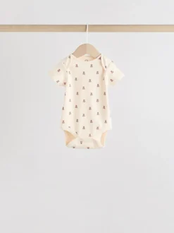 ours marron - Bodys pour bébés Manches courtes 5 Pack