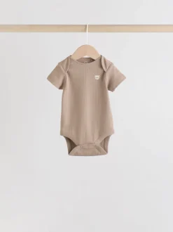 ours marron - Bodys pour bébés Manches courtes 5 Pack