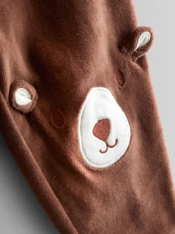 ours marron - Pyjama JoJo Maman Bébé en jersey douillet