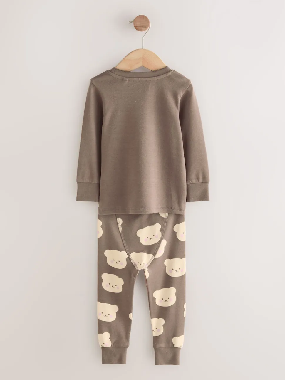 Ours marron/étoile - Lot de 3 pyjamas Snuggle (9mois-9ans)