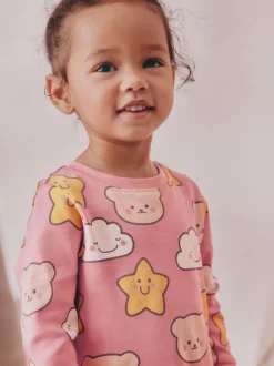 Ours marron/étoile - Lot de 3 pyjamas Snuggle (9mois-9ans)