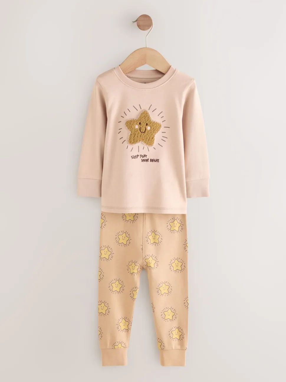Ours marron/étoile - Lot de 3 pyjamas Snuggle (9mois-9ans)