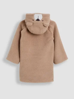 Ours naturel - Couverture JoJo Maman Bébé douillette à capuche