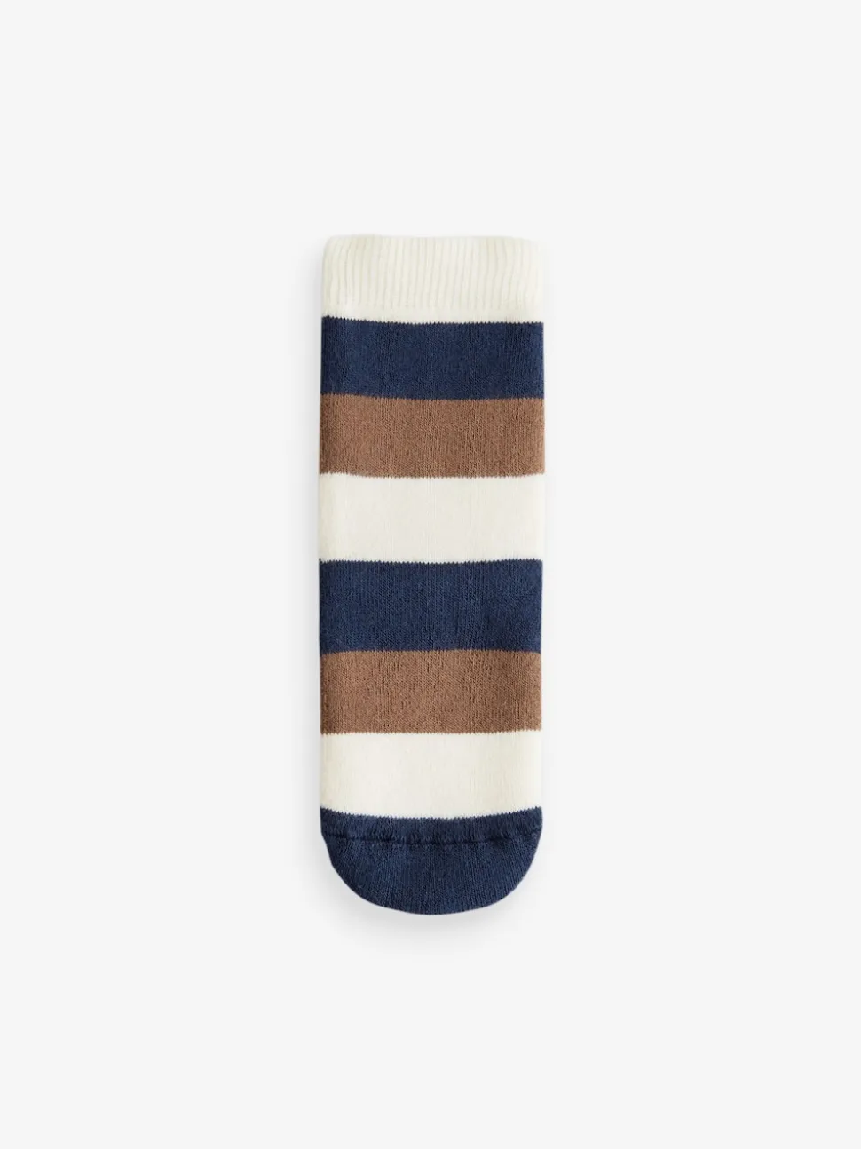 Ours Navy/Écru - Chaussettes en coton éponge riche 5 Lot
