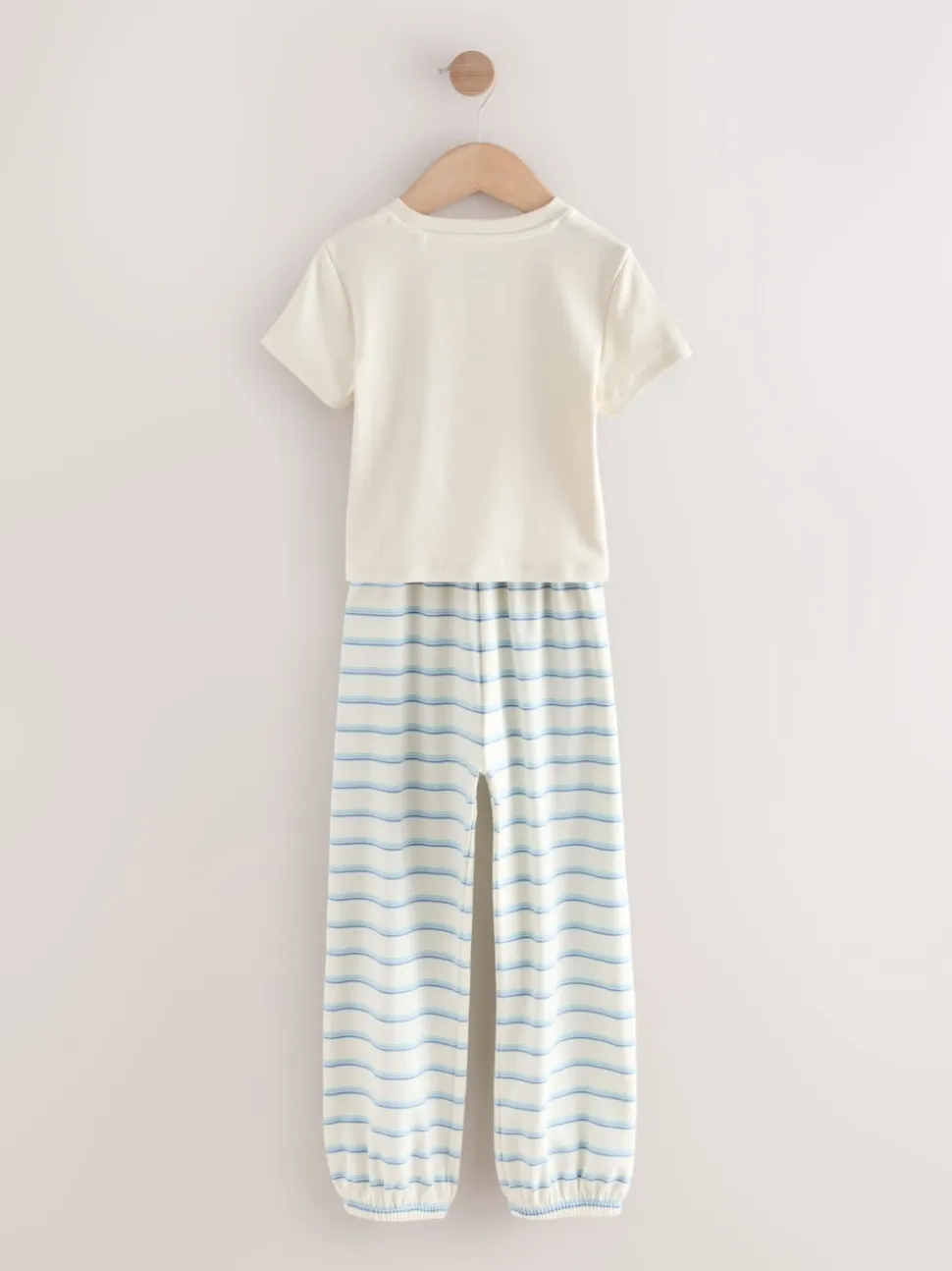 Ours rayé Bleu/Neutre - Lot de 3Joggings pyjama (3-16ans)