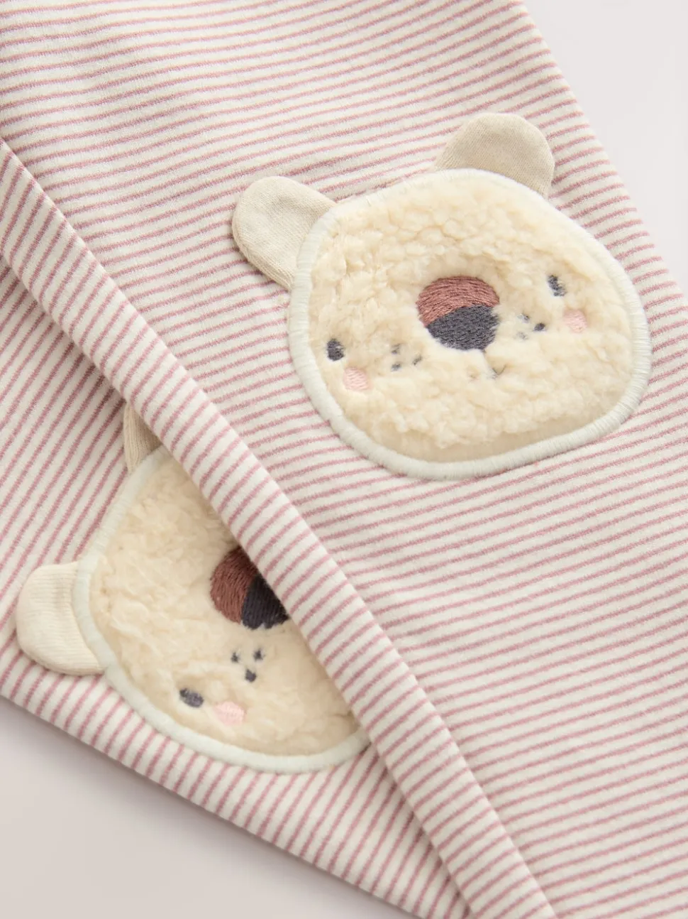 Ours rayé écru - Leggings embellis (3mths-7yrs)