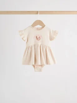 Ours rose brodé - Barboteuse Jersey Baby 3 Pack