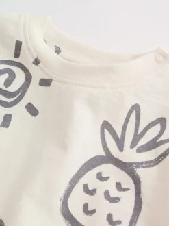 Palmier monochrome - Ensemble 6 Pieces Haut & Leggings BÉBÉ (0mois-3ans)