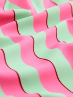 Panda à rayures rose et vert - Maillot de bain à volants Cath Kidston (3mois à7ans)