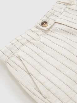 Pantalon à fines rayures en coton coupe classique Reiss Easton