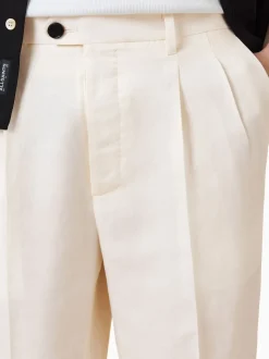 Pantalon AllSaints Slim Cross Tallis en lin Blend